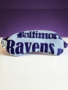 Baltimore Ravens Football Theme Sleep Mask for Kids Teens